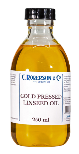 Roberson Cold Pressed Linseed Oil 250 ml