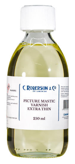 Roberson Mastic Picture Varnish Extra Thin 250 ml