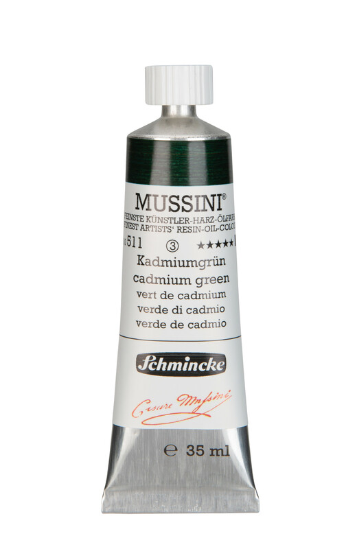 Schmincke Mussini Oil 35 ml Cadmium Green S3