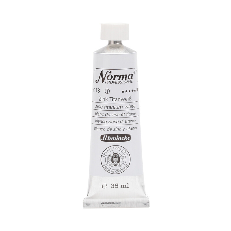 Schmincke Norma Oil 35 ml Zinc Titanium White Series 1