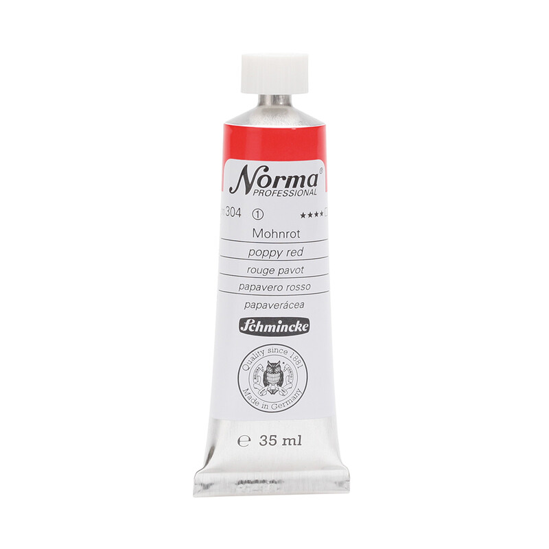 Schmincke Norma Oil 35 ml Poppy Red Series 1