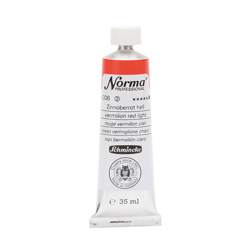 Schmincke Norma Oil 35 ml Vermilion Red Light Series 2
