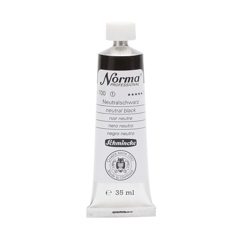 Schmincke Norma Oil 35 ml Neutral Black Series 1