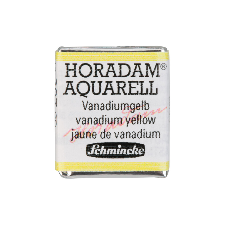 Schmincke Horadam Watercolour Half Pan Vanadium Yellow Series 4