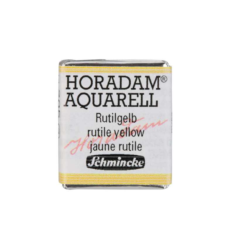 Schmincke Horadam Watercolour Half Pan Rutile Yellow Series 3