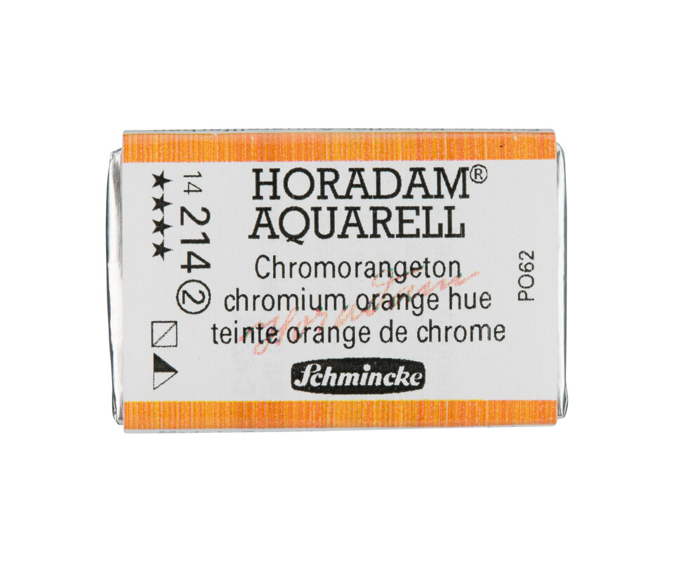 Schmincke Horadam Watercolour Full Pan Chrome Orange Hue Series 2