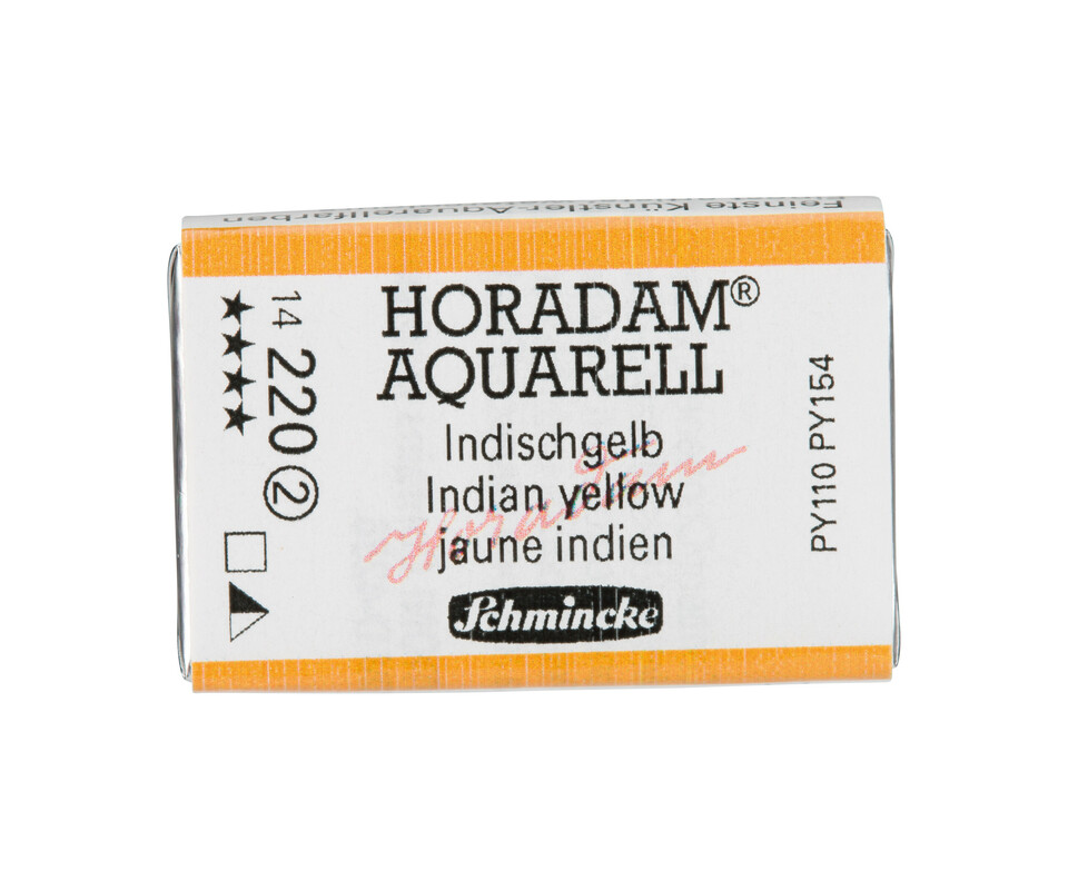 Schmincke Horadam Watercolour Full Pan Indian Yellow Series 2