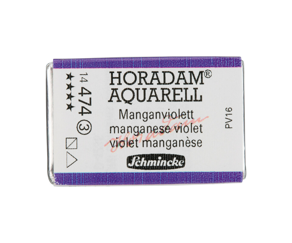 Schmincke Horadam Watercolour Full Pan Manganese Violet Series 3