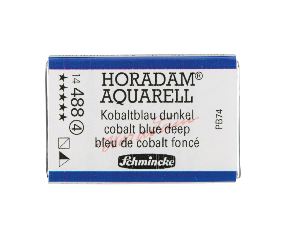 Schmincke Horadam Watercolour Full Pan Cobalt Blue Deep Series 4