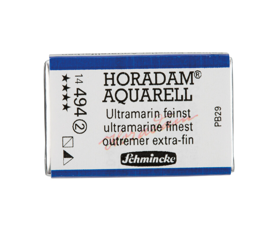 Schmincke Horadam Watercolour Full Pan Ultramarine Finest Series 2