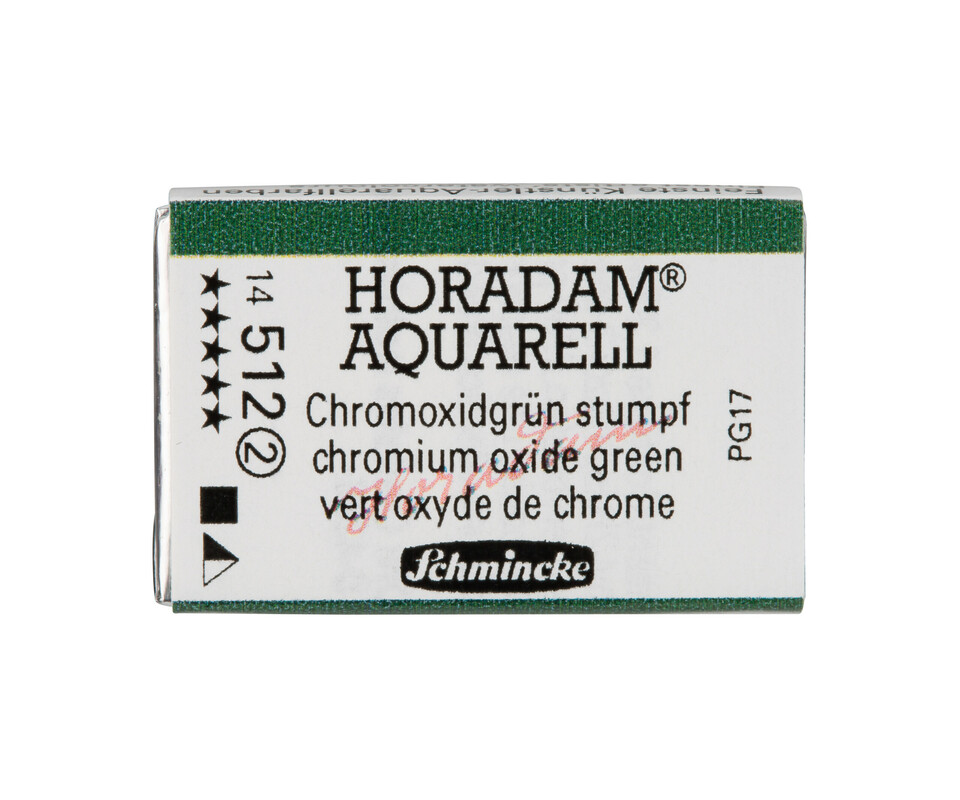 Schmincke Horadam Watercolour Full Pan Chromium Oxide Green Series 2