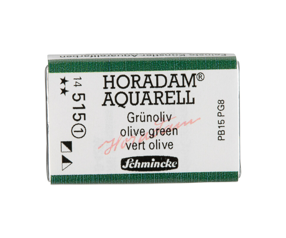 Schmincke Horadam Watercolour Full Pan Green Olive Series 1