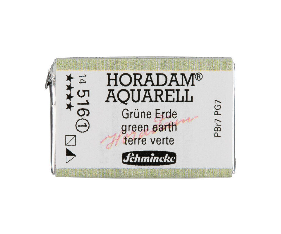 Schmincke Horadam Watercolour Full Pan Green Earth Series 1
