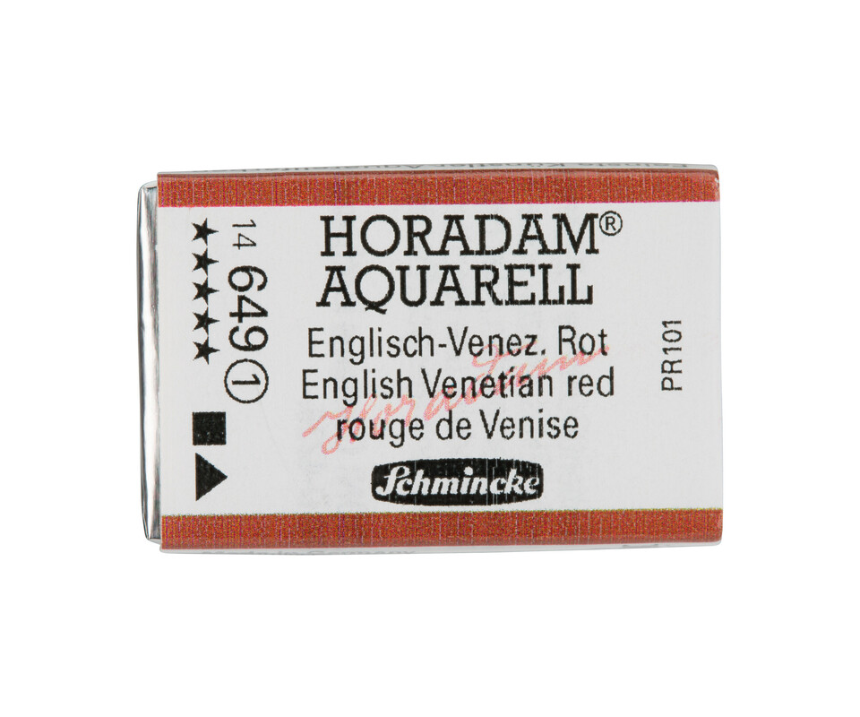 Schmincke Horadam Watercolour Full Pan English Venetian Red Series 1