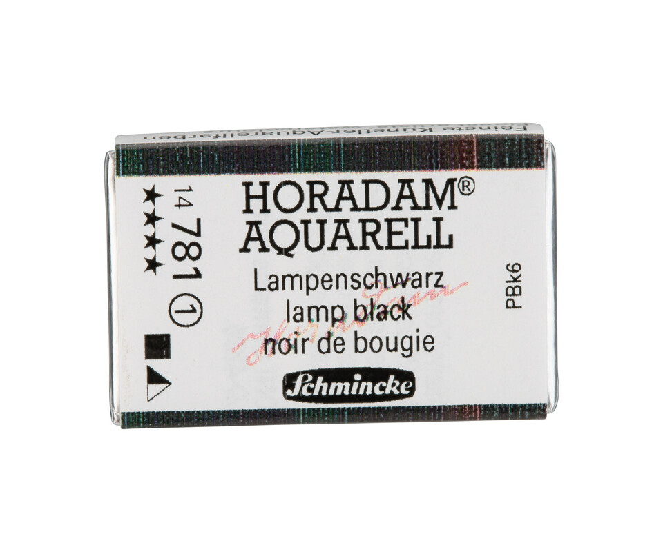 Schmincke Horadam Watercolour Full Pan Lamp Black Series 1