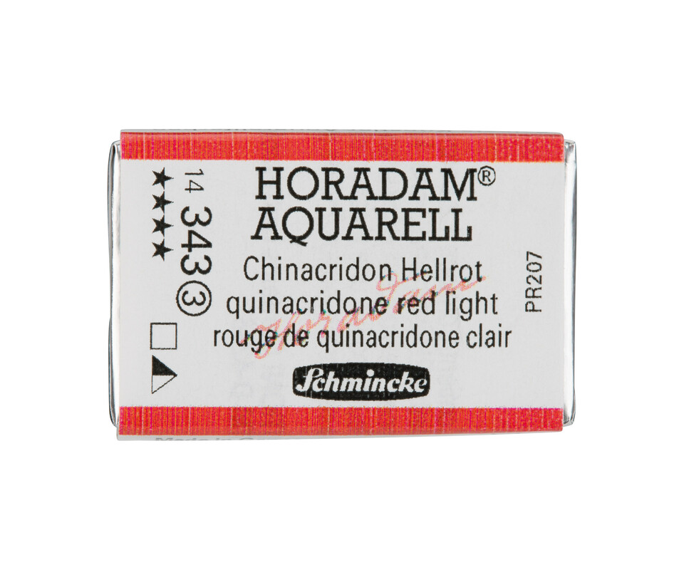 Schmincke Horadam Watercolour Full Pan Quinacridone Red Light Series 3
