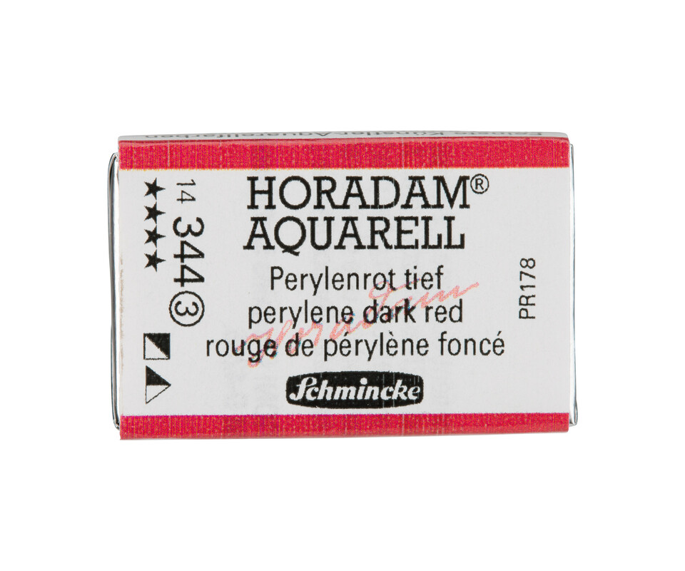 Schmincke Horadam Watercolour Full Pan Perylene Dark Red  Series 3