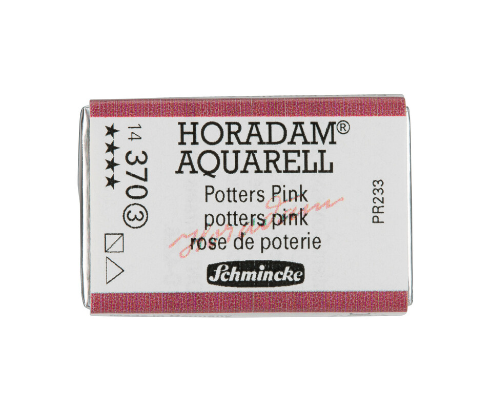 Schmincke Horadam Watercolour Full Pan Potters Pink Series 3