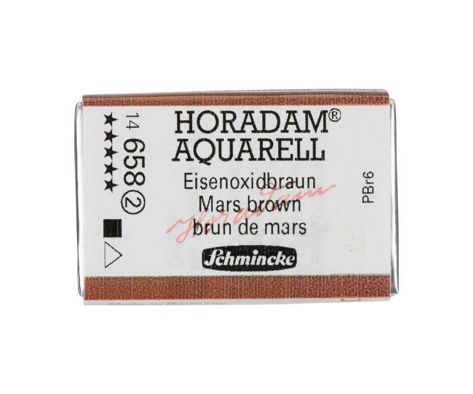 Schmincke Horadam Watercolour Full Pan Mars Brown Series 2