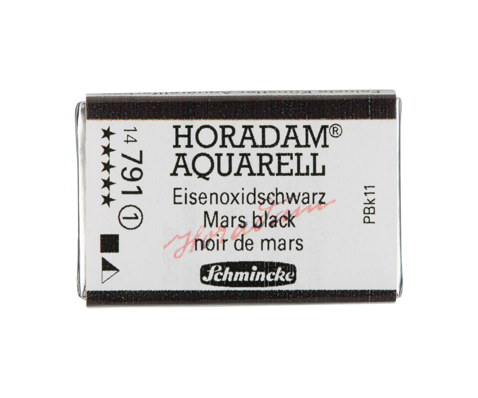 Schmincke Horadam Watercolour Full Pan Mars Black Series 1