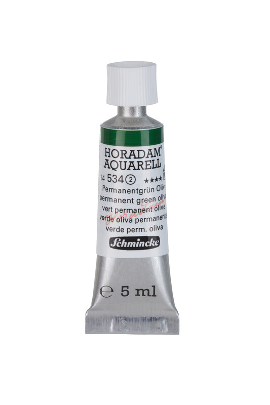 Schmincke Horadam Watercolour 5 ml Permanent Green Olive Series 2