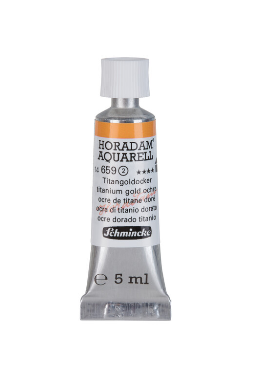 Schmincke Horadam Watercolour 5 ml Titanium Gold Ochre Series 2