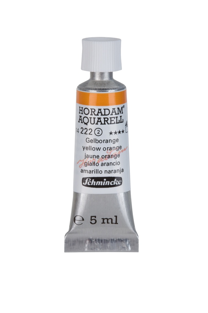 Schmincke Horadam Watercolour 5 ml Tube Yellow Orange Series 2