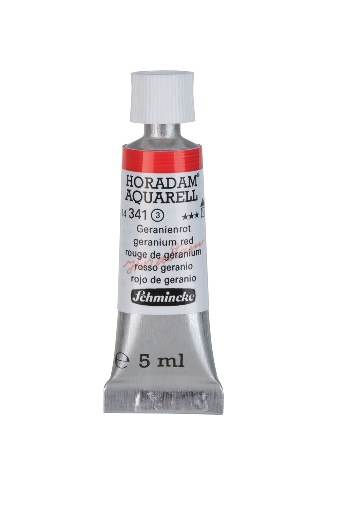 Schmincke Horadam Watercolour 5 ml Tube Geranium Red Series 3