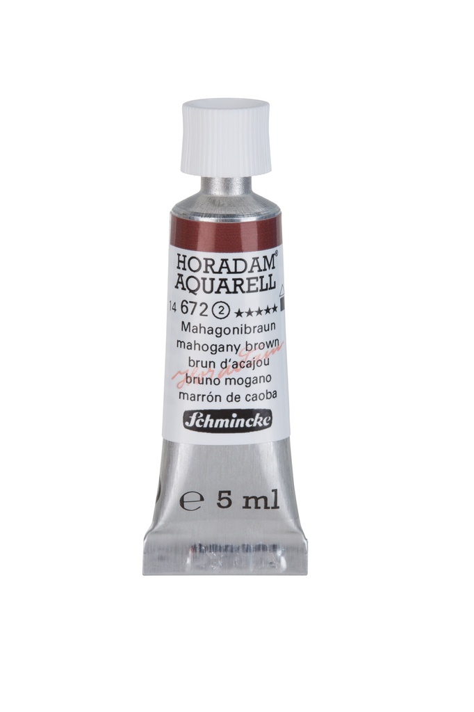 Schmincke Horadam Watercolour 5 ml Tube Mahogany Brown Series 2