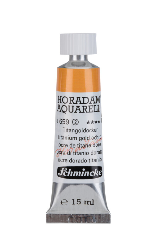 Schmincke Horadam Watercolour 15 ml Titanium Gold Ochre Series 2