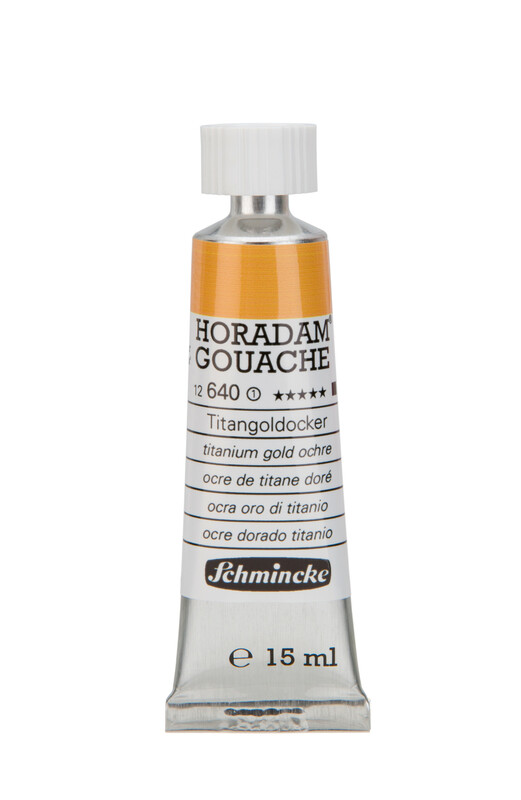 Schmincke Gouache 15 ml Titanium Gold Ochre Series 1