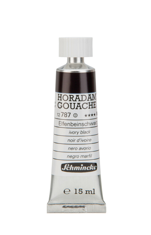 Schmincke Gouache 15 ml Ivory Black Series 1