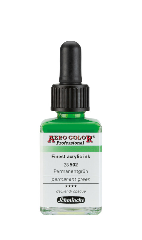 Schmincke Aerocolor 28ml Permanent Green