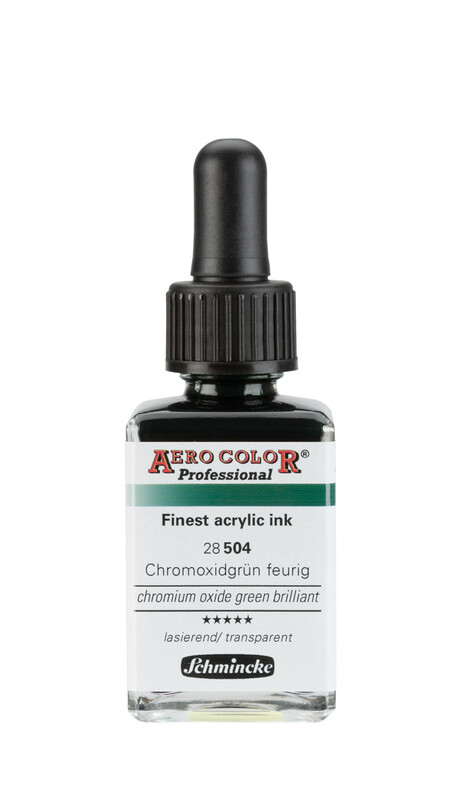 Schmincke Aerocolor 28ml Chromium Oxide Green Brilliant