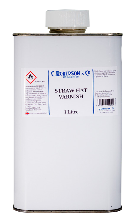 Roberson Straw Hat Varnish 5 Litre