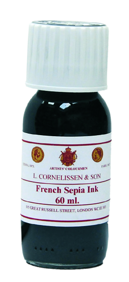 Cornelissen French Sepia Ink 60 ml (while stock lasts)