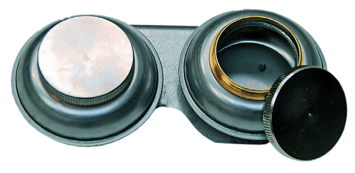 Dipper Double Screwtop Stainless Steel 55 mm