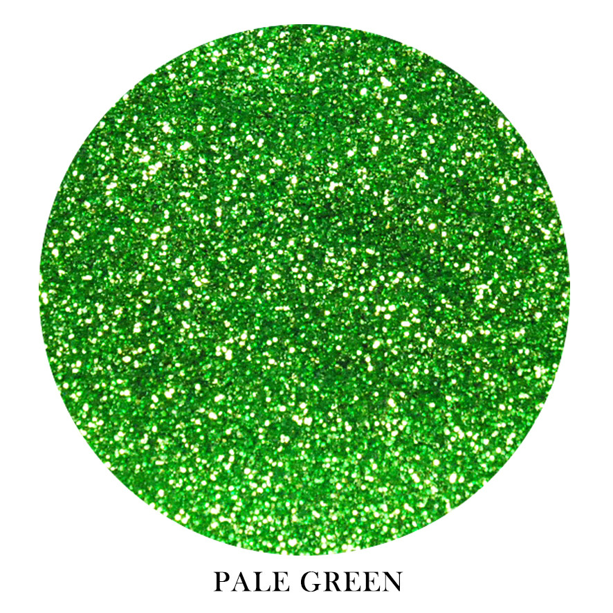 Brodie &amp; Middleton Glitter Polyester 1/96&quot; Superfine 40g Pale Green