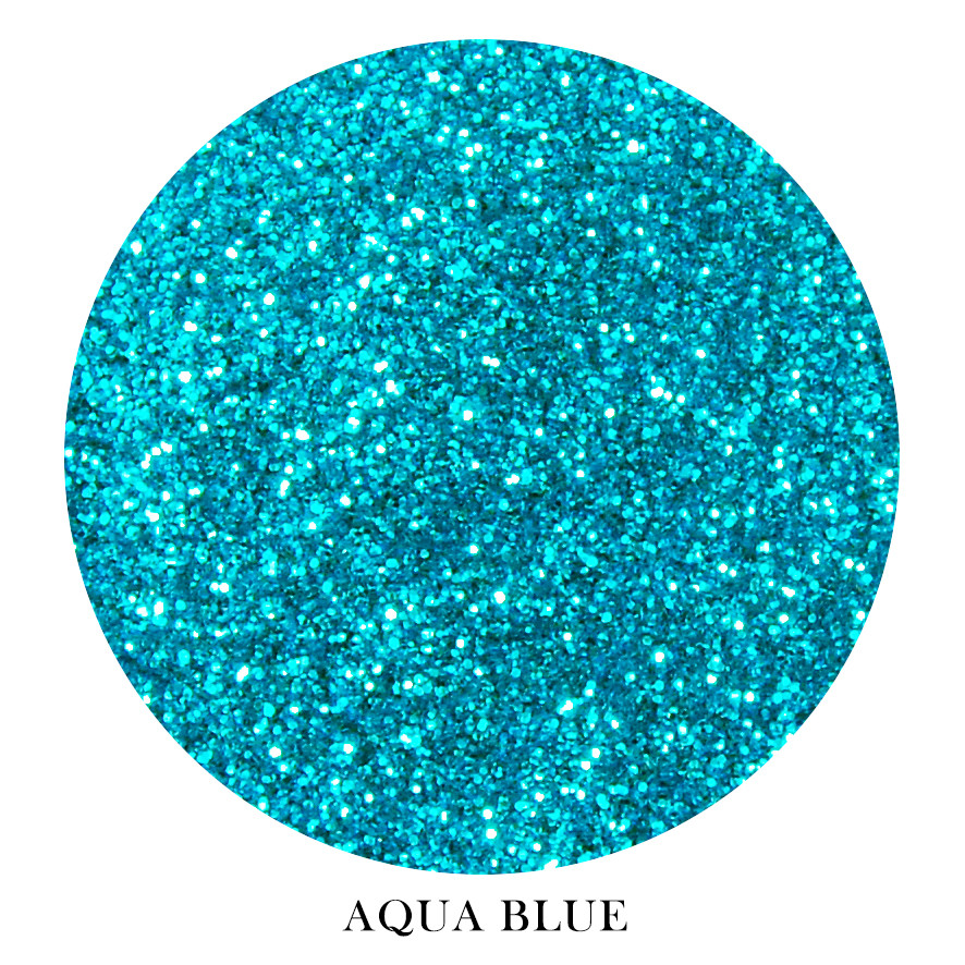 Brodie &amp; Middleton Glitter Polyester 1/96" Superfine 100g Aqua Blue