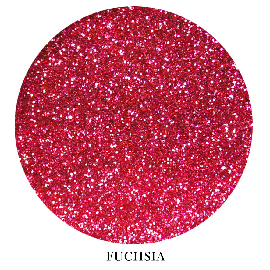 Brodie &amp; Middleton Glitter Polyester 1/96" Superfine 100g Fuchsia