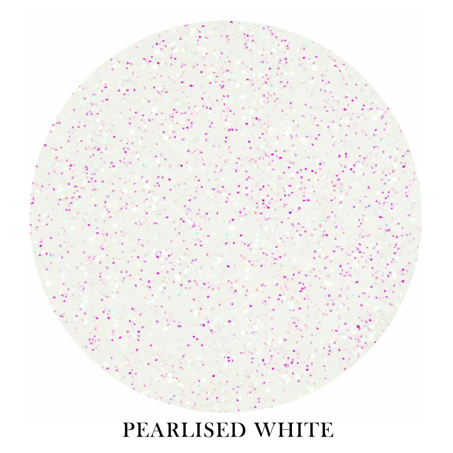 Brodie &amp; Middleton Glitter Polyester 1/96" Superfine 70g Pearlised White