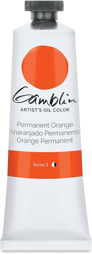 Gamblin Artists' Grade Oil 37ml PERMANENT ORANGE