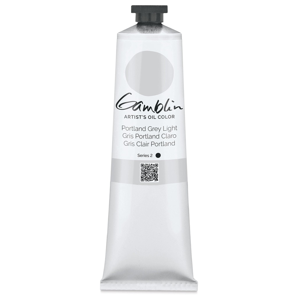 Gamblin Artists' Grade Oil 37ml PORTLAND GREY LIGHT