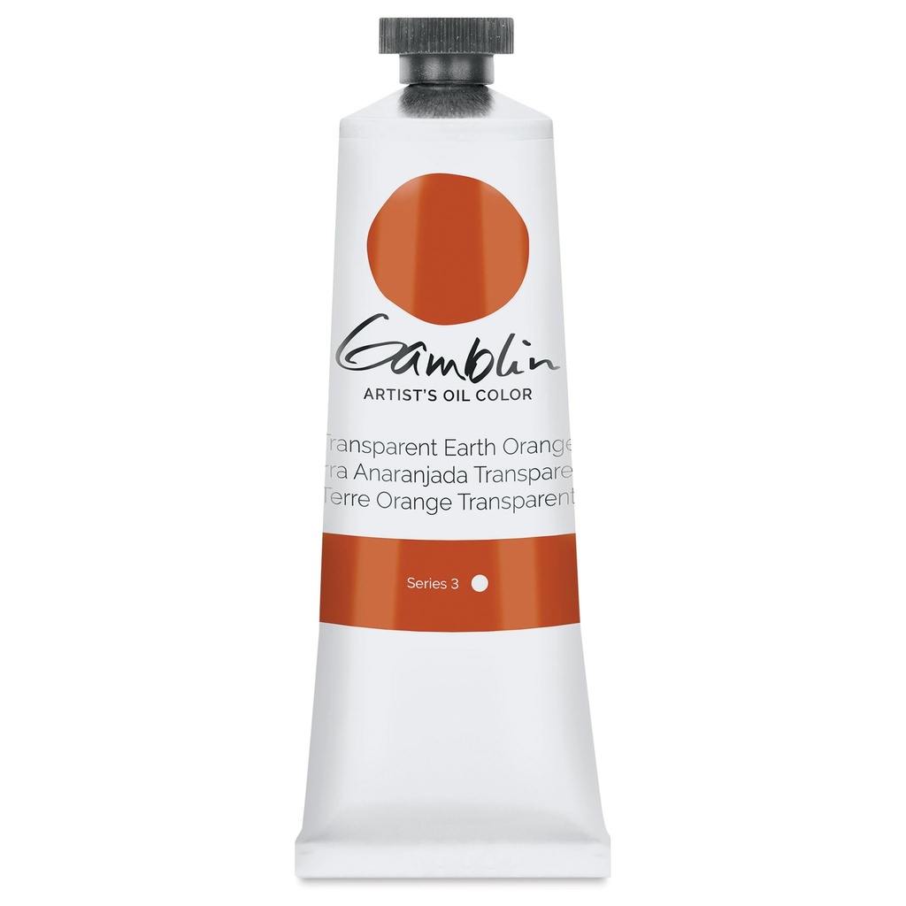 Gamblin Artists' Grade Oil 37ml TRANSPARENT EARTH ORANGE