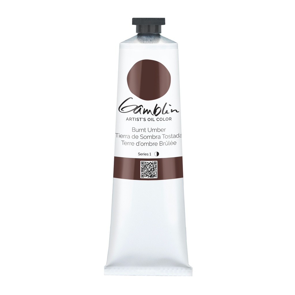 Gamblin Artists' Grade Oil 150ml BURNT UMBER