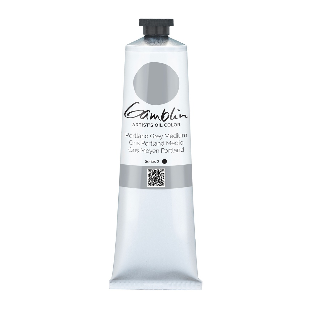 Gamblin Artists' Grade Oil 150ml PORTLAND GREY MEDIUM