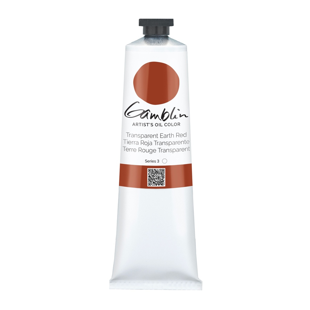 Gamblin Artists' Grade Oil 150ml TRANSPARENT EARTH RED