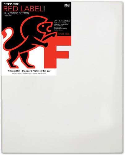 Fredrix 8in x 10in Red Label Stretched Canvas