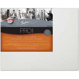 Fredrix Archival Canvas Panel 100% Universal Primed Cotton 12in x 16in