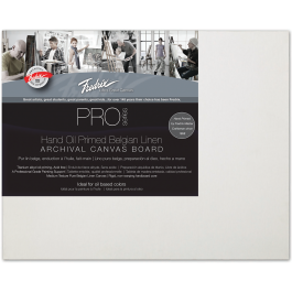Fredrix Archival Canvas Panel Oil Primed Linen 11in x 14 in